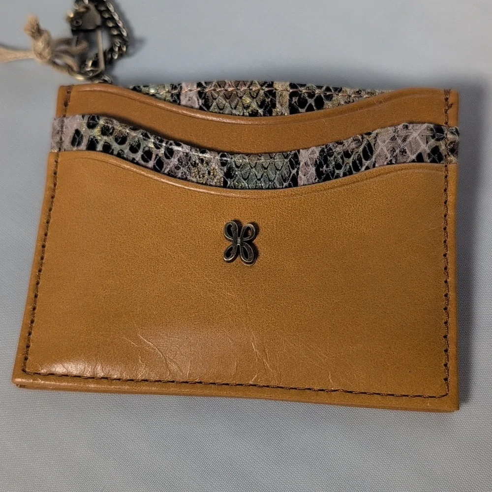 Hobo Leather Credit Card Wallet Case